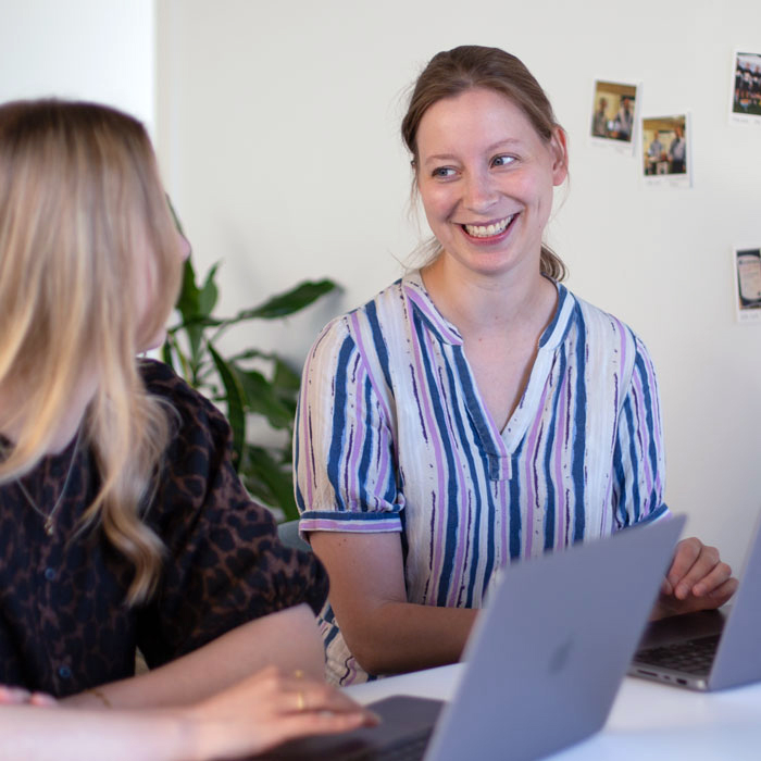 CleanManager’s marketing team planning campaigns for cleaning software that helps cleaning companies manage their operations digitally.